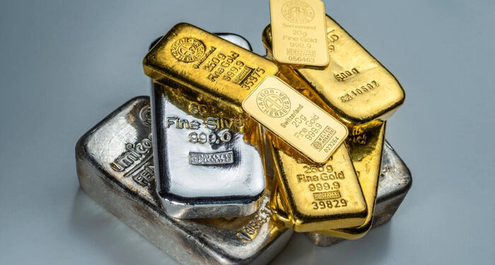 La plata alcanza un nuevo récord y el oro sube