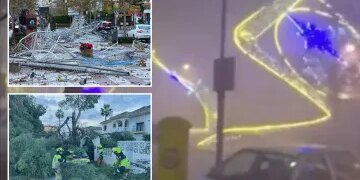 Mira cómo se construye un muñeco de nieve gigante del tamaño de un edificio de 6 pisos en 11 días agotadores... y rematado con una linda sonrisa.