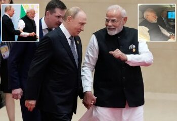 Mire cómo Putin es aclamado como un DIOS en la India antes de su visita de estado