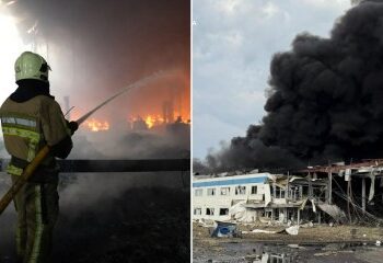 Momento de horror: un misil de Putin bombardea apartamentos y mata a un autobús escolar 4... horas antes de que el enviado de Trump se reúna con Vlad para hablar de paz