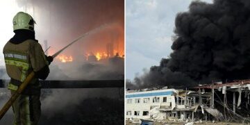 Momento de horror: un misil de Putin bombardea apartamentos y mata a un autobús escolar 4... horas antes de que el enviado de Trump se reúna con Vlad para hablar de paz