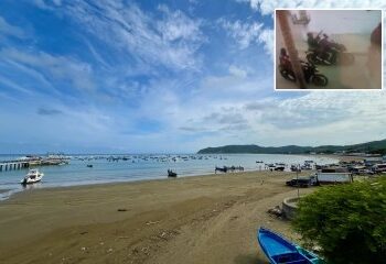 Momento de terror: avión con pancarta cae en picada al mar frente a bañistas horrorizados en una costa abarrotada y mata al piloto