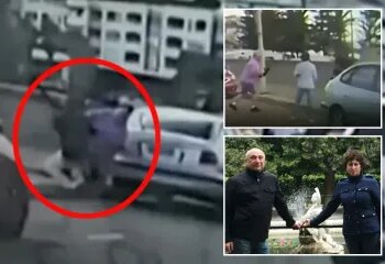 Momento desgarrador: un perro leal se encuentra junto al cadáver de su dueño después del ataque terrorista de Bondi