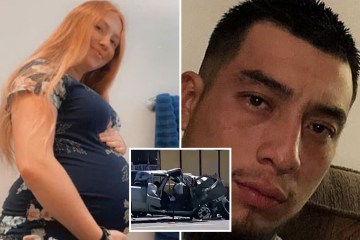 Momento en el que la malvada exreina de belleza, de 20 años, rompe a llorar mientras la encarcelan por matar a golpes al hijo pequeño de su novio.