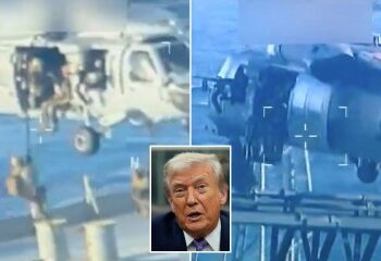Momento en el que ocho 'narcoterroristas' mueren cuando Trump bombardea tres barcos en el Pacífico