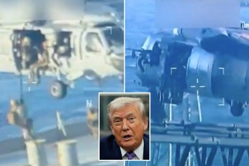 Momento en el que ocho 'narcoterroristas' mueren cuando Trump bombardea tres barcos en el Pacífico
