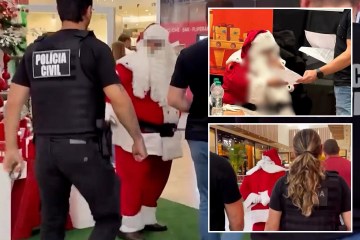 Momento en que policías armados derriban la puerta del apartamento de la 'red de paedo satánico' mientras cuatro son acusados de crímenes horribles