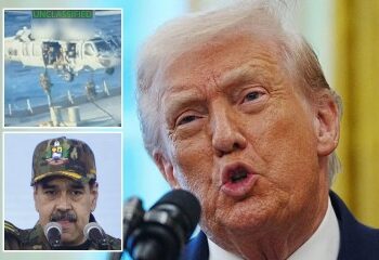 Momento incómodo: el tirano de Venezuela, Maduro, hace salsas con un robot mientras Estados Unidos envía tropas de operaciones especiales al Caribe