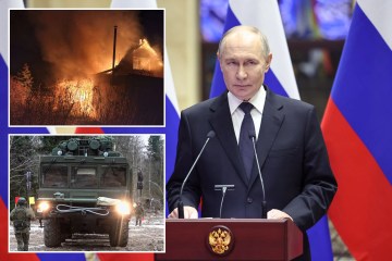 Putin 'se apodera de un palacio secreto de £ 100 millones' en la Crimea ocupada con una cámara criogénica, un hospital personal y un baño de oro que revierte el envejecimiento