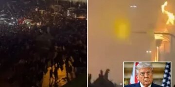 "Comenzaremos a disparar", Trump amenaza a Irán mientras estallan más protestas y se queman edificios en un gran desafío al ayatolá