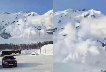 Edificios enteros enterrados bajo MASIVOS ventisqueros mientras megaventiscas matan al menos a dos personas y los lugareños se ven obligados a excavar en sus casas