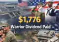 El IRS anuncia que el 'dividendo guerrero' de $1,776 para las tropas está libre de impuestos