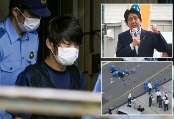 Imagen de terror muestra un helicóptero hundido dentro del cráter de un volcán activo cerca del borde del acantilado después de que el helicóptero se estrellara y tres desaparecidos