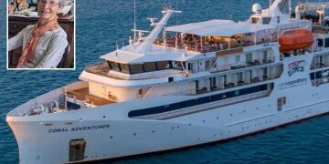 Increíble momento en que un crucero antártico de 200 pasajeros quedó varado y fue salvado por un rompehielos estadounidense que abrió camino para un barco congelado