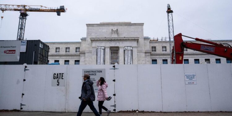 La Reserva Federal en Washington el 6 de enero de 2026. (Madalina Kilroy/The Epoch Times)