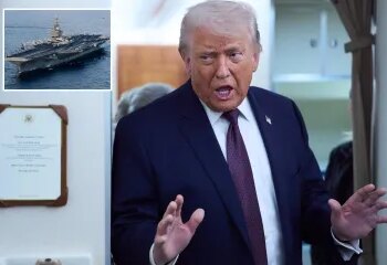 Irán emite una escalofriante amenaza después de que Trump despliega una 'armada' estadounidense en la región mientras la RAF envía aviones de combate a Medio Oriente