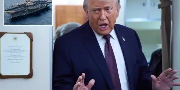 Irán emite una escalofriante amenaza después de que Trump despliega una 'armada' estadounidense en la región mientras la RAF envía aviones de combate a Medio Oriente