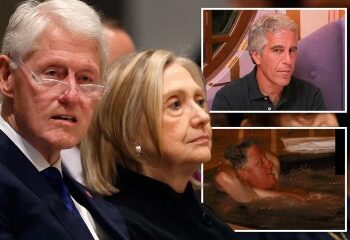 Mire cómo Trump señala con el dedo medio al 'lunático' trabajador de una fábrica de automóviles que llamó al presidente un 'pedo protector' sobre Epstein