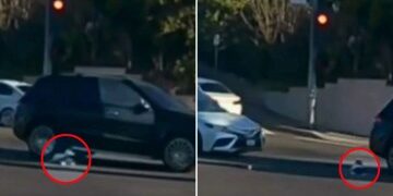 Momento aterrador: un castillo inflable es lanzado 30 pies en el aire durante una extraña tormenta de viento en una feria, dejando a dos niños heridos