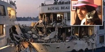 Momento dramático: la madre heroína salta del muelle para rescatar a su hija de 4 años, atrapada en el agua entre el crucero y el muelle
