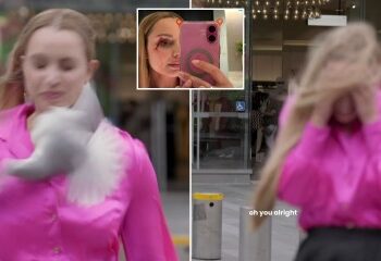 Momento hilarante: un oficial de policía desesperado se ve obligado a esposar a una UEM después de que un enorme pájaro fugitivo lo dejara atrás