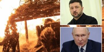 Otro bombardeo secreto masivo con aviones no tripulados en Ucrania golpea a Putin cuando 15 aviones son impactados a MILES de kilómetros de profundidad en Rusia.