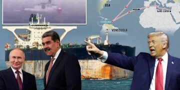 Rusia 'envía barcos y submarinos de la Armada' para proteger a un petrolero rebelde mientras un buque perseguido por Estados Unidos después de esquivar el bloqueo de Venezuela