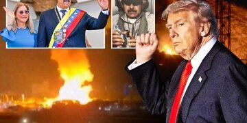 Trump comparte una foto de Maduro con los ojos vendados bajo custodia mientras Don promete gobernar Venezuela después de un 'asalto no visto desde la Segunda Guerra Mundial'