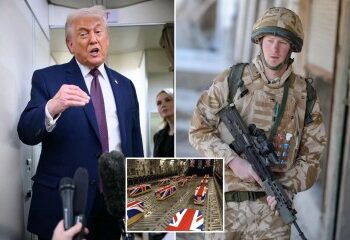 Trump da marcha atrás tras la ira de los veteranos y Starmer por las conmocionadas afirmaciones de que las tropas británicas "se mantuvieron alejadas" de la línea del frente afgana