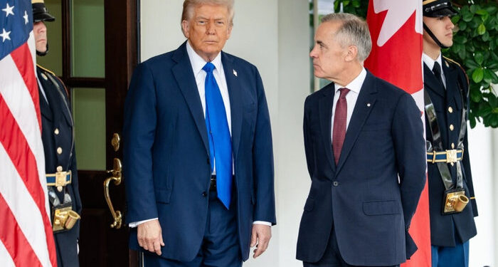 Trump dice que Canadá enfrentará aranceles del 100 por ciento si "llega a un acuerdo con China"