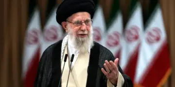 El líder iraní, el ayatolá Ali Jamenei, habla en Teherán el 5 de julio de 2024. (Vahid Salemi/Foto AP)