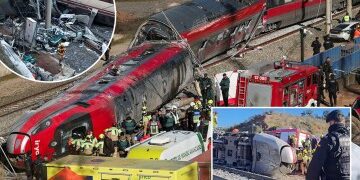 Un tren choca contra una grúa en España y deja varios heridos en el TERCER accidente días después de que el desastre dejara decenas de muertos