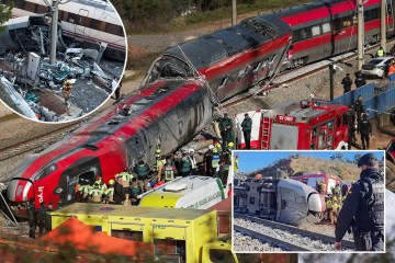 Un tren choca contra una grúa en España y deja varios heridos en el TERCER accidente días después de que el desastre dejara decenas de muertos
