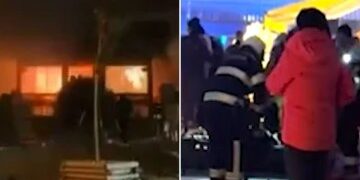 Una procesión silenciosa de 2.000 dolientes llena las calles en conmovedor homenaje después de que 40 personas murieran en el horroroso incendio en un bar de esquí suizo.