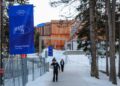 Preparativos antes del Foro Económico Mundial (FEM), en Davos
