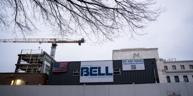 La Reserva Federal en Washington el 6 de enero de 2026. (Madalina Kilroy/The Epoch Times)