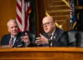 El representante Jim McGovern (demócrata por Massachusetts) habla durante una audiencia en el Capitolio el 20 de noviembre de 2025. (Madalina Kilroy/La Gran Época)