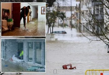 La tormenta Leonardo azota los puntos turísticos británicos, dejando un muerto y miles de personas evacuadas mientras los conductores salen de los autos inundados