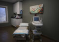 An examination room is empty at Wyoming's last abortion clinic, Wellspring Center, on March 10, 2025, in Casper, Wyoming.