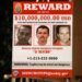 Un cartel muestra el aviso de recompensa de $10 millones para el capo del Cartel de Jalisco Nueva Generación, Nemesio Oseguera Cervantes, el 11 de marzo de 2020. (Charlotte Cuthbertson/La Gran Época)