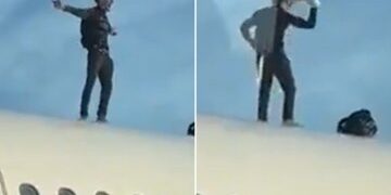 Momento aterrador: una banda de caballos invade la pista del aeropuerto y galopa hacia la pista