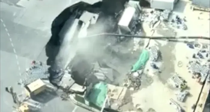 Massive Sinkhole Opens Up on Street in China