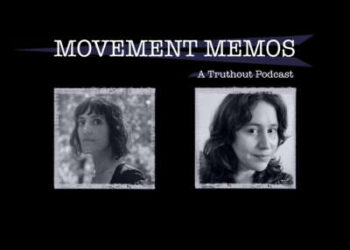 Movement Memos, un podcast de Truthout: imagen del banner con la invitada Astra Taylor y la presentadora Kelly Hayes