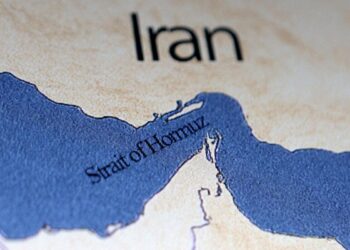 Un mapa muestra el Estrecho de Ormuz. (Dado Ruvic/Ilustración/Reuters)