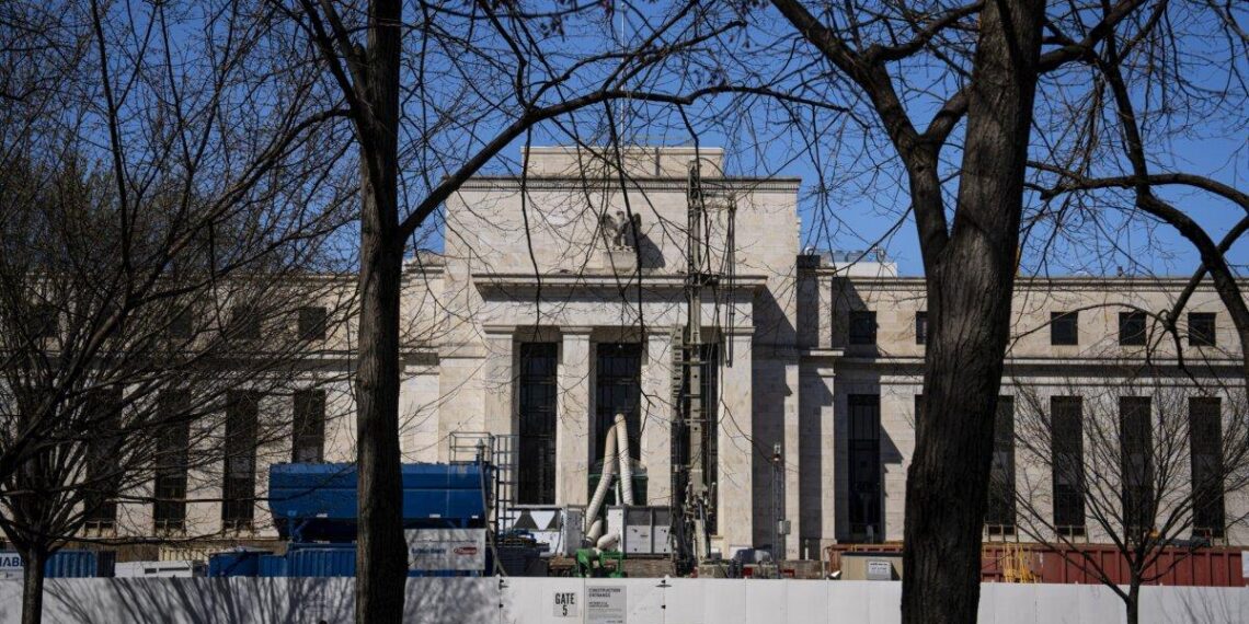 El edificio del Sistema de la Reserva Federal en Washington el 25 de marzo de 2024. (Madalina Vasiliu/The Epoch Times)