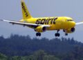 Un Airbus 319 de Spirit Airlines se acerca al Aeropuerto Regional de Manchester Boston para aterrizar, en Manchester, NH, el 2 de junio de 2023. (Charles Krupa/Foto AP)