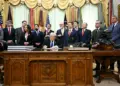 Trump Signs Order Targeting ‘Bloated Overhead’ in Federal Contracts